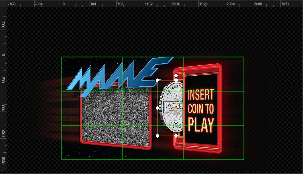 HyperTheme canvas with the Rule of Thirds overlay